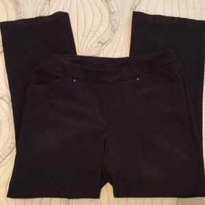 Sag Harbor Stretch Pants, size 14, navy